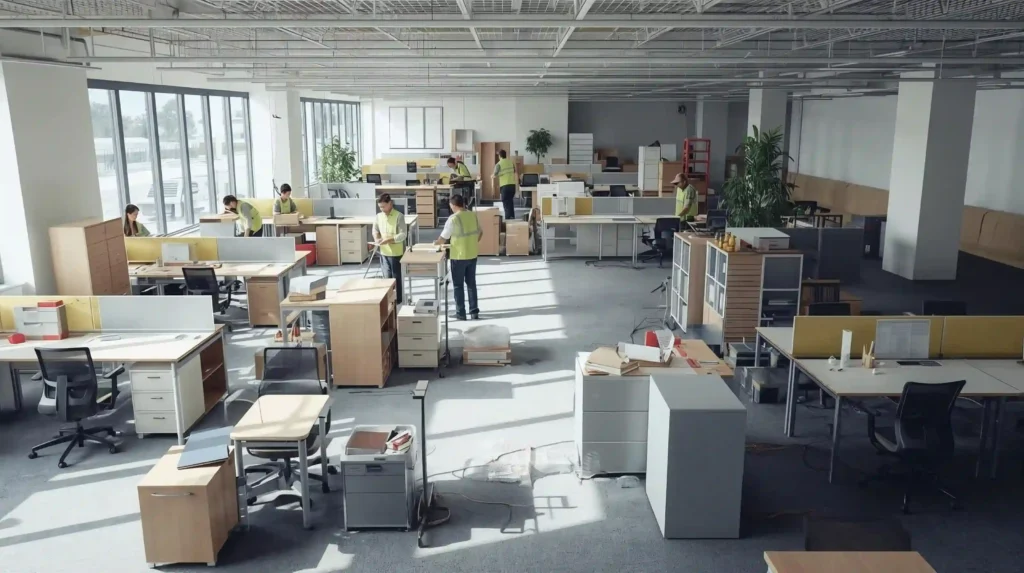 Office furniture removal service