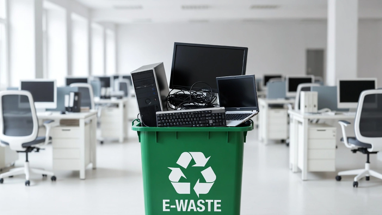 Office e-waste disposal service